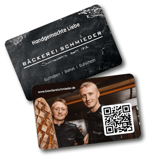 Kundenkarte der Bäckerei Schmieder