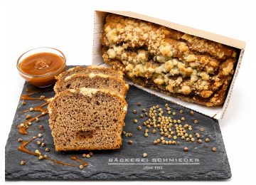 Buchweizen- Karamell- Rührkuchen