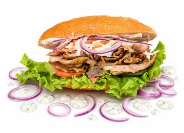 Panini Hähnchen Gyros