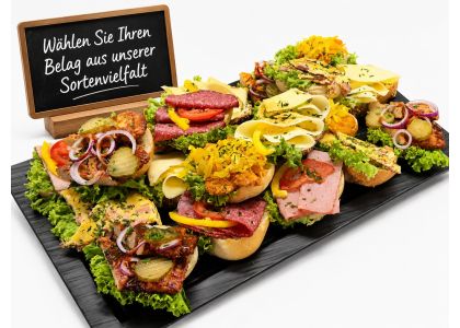 Halbes Belegtes Br&ouml;tchen